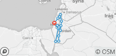  Israel and Jordan: Walking in the Footsteps of Abraham - 20 destinations 