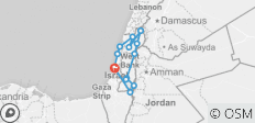  Hoogtepunten van Israël - 8 dagen - 14 bestemmingen 