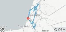  Hoogtepunten van Israël - 8 dagen - 14 bestemmingen 