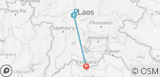  Explorador del patrimonio de Laos: Luang Prabang a Vientiane 4 días - 4 destinos 