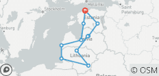 Das Beste von Baltikum (garantierte Durchführung) - 10 Tage - 11 Destinationen 