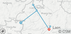  Verkenningsreis door Noord-Laos – 5 dagen - 6 bestemmingen 