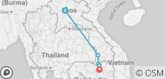  Mekong Connection from Laos to Cambodia - 6 Days - 7 destinations 