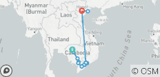  Avontuur in de Mekong-delta - van Siem Reap naar Hanoi - 12 dagen - 18 bestemmingen 