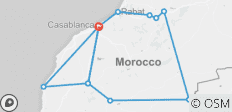  Casablanca to Essaouira - 13 days - 12 destinations 
