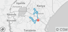  Kenya &amp; Tanzania Trails - 13 days - 14 destinations 