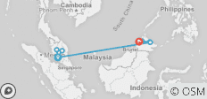  Trekking Tour in Borneo &amp; darüber hinaus - 7 Destinationen 