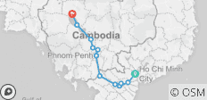  Vom Mekong-Delta nach Siem Reap (Hafen zu Hafen Kreuzfahrt) (11 destinations) - 11 Destinationen 