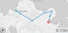  Kyushu Entdeckungsreise von Onsen zu Onsen - 7 Destinationen 