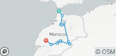  Große Marokko Rundreise vom Norden in den Süden - 13 Destinationen 