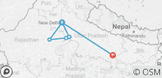  Goldenes Dreieck Rundreise (inkl. Varanasi) - 8 Destinationen 