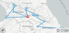  Azerbaijan &amp; Georgia Experience - 16 destinations 