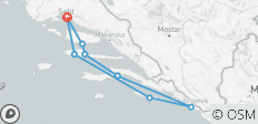  K200 Adria-Kreuzfahrt - von Split nach Split, Kreuzfahrt auf dem höchsten Schiff - 8 Destinationen 