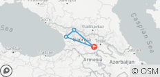  Samegrelo-Zemo Svaneti Hochland Kleingruppenreise - 4 Tage - 4 Destinationen 