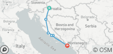  Neue kroatische Diamanten (ab Zagreb, 6 Tage/5 Nächte) - 7 Destinationen 