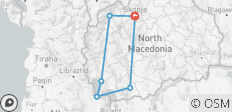  Nordmazedonien Privatreise (7 Tage, 6 Nächte) - 6 Destinationen 