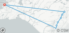  6-daagse Laugavegur &amp; Fimmvörðuháls Trek in Hutten - 8 bestemmingen 