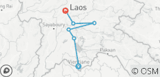 Cycle Vientiane to Luang Prabang - 11 Days - 6 destinations 