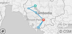  Radtour durch Kambodscha - 11 Tage - 7 Destinationen 