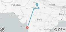  Goldenes Dreieck mit Mumbai - 4 Destinationen 