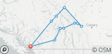  Rockies Premium Tour from Vancouver (34 Seats) - 11 destinations 