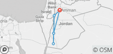  Petra, Wadi Rum and Dead Sea 4 days - 5 destinations 