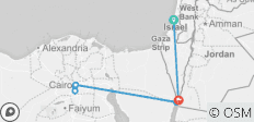  Kairo (ab Tel Aviv mit Flug) - 3 Tage - 10 Destinationen 