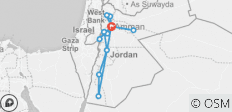  All Around Jordan in 8 days - 14 destinations 