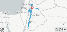  All Around Jordan in 8 days - 14 destinations 