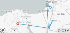  Israel, Jordanien und Ägypten - 5 Tage - 17 Destinationen 