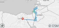  Israel, Jordanien und Ägypten Rundreise - 10 Tage - 17 Destinationen 