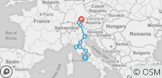  Die großen Städte Italiens (Oberammergau, 13 Tage) - 14 Destinationen 