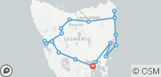  Explorer Six - 6 Day Tour of Tasmania - 19 destinations 