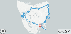  Ontdekkingsreis van zes tot zes dagen door Tasmanië - 21 bestemmingen 