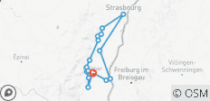  Elsass - Geführte Gruppen-Radreise - 16 Destinationen 