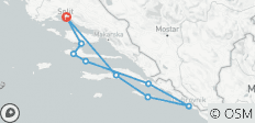  Kroatië Deluxe Cruise - vanuit Split - 9 bestemmingen 
