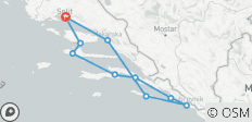  Kroatië-cruise Zuid-Dalmatië - vanuit Split - 10 bestemmingen 