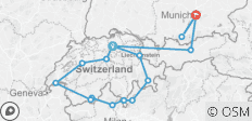  Das Beste der Schweiz mit Oberammergau - Glaubensbasierte Reise - 16 Destinationen 