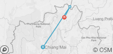  Chiang Mai to Chiang Rai - 3 destinations 