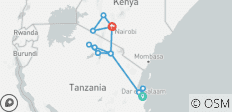  Lo más destacado de Kenia y Tanzania - Alojamiento 2024 - 13 destinos 