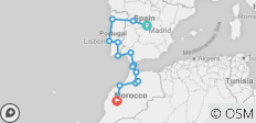  Spain, Portugal, and Morocco Adventure - 14 destinations 