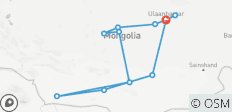  Das Beste der Mongolei - 12 Destinationen 