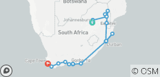  Odisea por Sudáfrica - de Johannesburgo a Ciudad del Cabo - 18 destinos 