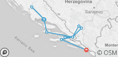  Croatian Coastal Cruising - Split to Dubrovnik (Peregrine Dalmatia) - 12 destinations 