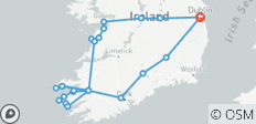  Quer durch Irlands Südwesten ab Dublin - 5 Tage (Kleingruppenreise) - 24 Destinationen 