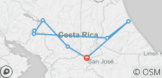  Quer durch Costa Rica mit Tortuguero - 9 Destinationen 