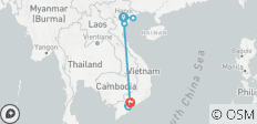  Hanoi und Halong Kreuzfahrt nach Ho Chi Minh - 7 Tage - 9 Destinationen 