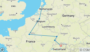 ELEGÂNCIA EUROPEIA DE BENELUX, FRANÇA E SUÍÇA