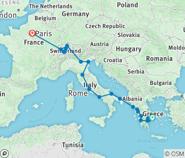 Greece, Italy, Switzerland And Paris By Europamundo With 20 Tour Reviews  (Code: 14720) - Tourradar