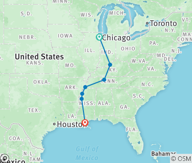 The Blues Highway from Chicago to New Orleans Summer 2019 by